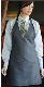  Customized Fashion Workwear V Neck Texudo Apron Chef Uniforms