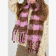  Large Chunky Plaid Scarf Checked Colorful Oversized Scarves Soft Big Cashmere Wool Shawl Thick Winter Warm Blanket Women