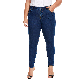 in Stock Custom Slim Trendy High Rise Zipper Fly Soft Skinny Jeans for Women