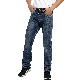  Custom European Fashionable Embroidery Patch Coin Pocket Casual Jeans for Men