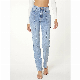  New Arrival Fashion Women Denim Jeans Darts Design Jeans Women High Waist Jeans for Women