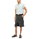  Stylish Promotion Anit-Shrink Loose Outwear Black Mens Denim Short Pants