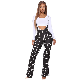  L99530 Fashionable Clothing Hot Selling Casual Straps Plaid Suspenders Pant