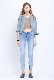 Ladies Super Soft Hand Feel Low Waist Denim Jeans with Raw Edge manufacturer