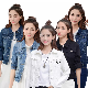 Korean Style Fashion Women Jean Jacket manufacturer