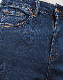  Women MID-Low Waist Skinny Fit Denim Pants Rodeo Days Bootcut Dark Blue Jeansenzyme Wash Denim Jeans