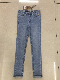 Wholesale Girl′ S Denim Jeans Light Blue Summer Denim Pants ODM Manufactory