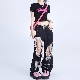  Dark Style Gothic Wide-Leg Pants Hot Girl Ripped Holes Fringe Design Sense Mopping Trousers Loose Jeans Women