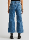  OEM Service Women Fashion New Style Wide-Leg Cropped Jeans Lady Popular Bell Bottom Women Denim Jeans