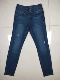 Lady′ S Cotton Stretch 3 Buttons Jeans