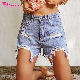  Dear-Lover Wholesale Fashion Women′ S Ripped Denim Shorts Trousers Women Jean Jeans