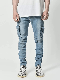  Custom Fashion Comfort Regular Casual Relaxed Denim Men′s Straight Fit Jeans