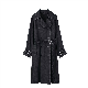 Pb&Za Women′s Clothing Wholesale Autumn Belt Denim Windbreaker
