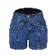  Women′s Spring and Summer New Elastic Loose Elastic Waist Belt Ladies Shorts
