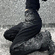  Autumn New Tide Brand Personality Letter Printed Women Jeans High Waist Loose Show Thin Straight Leg Everything Wide Leg Mop Pants (CFJPFM-021)