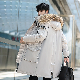  Outdoor Mens Thick Warm Down Filled Long Fur Hooded Winter Puffer Coat