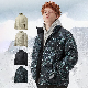 Fashion Stylish Print Oversize Winter Men Down Coat