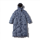  New MID-Length White-Duck-Down Jacket Women′s Loose Lightweight Down Jacket