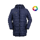  Outdoor Light Warm Duck Feather Custom Logo Nylon Black Hooded Winter Bubble Puff Filled Down Puffer Jackets for Men