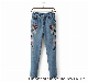  Factory Ladies/Women Embroider Custom/Customized Logo/Label/Brand Wholesale/Stock Denim Bulk Jean/Pants/Jeans Ks-154