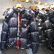  OEM/ODM Black Down Coat Bubble Down Jacket Waterproof Padded Coat with Hood Men Quilted Down Jacket