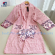  Wholesaler Luxury Knitted Terry Unisex Woman Soft Cotton Bathrobe