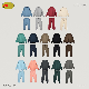  Hoodies Custom 420g Terry Cotton Heavyweight T-Shirt Custom Logo Sweatshirt and Sweatpants Set
