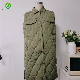 Women′s Flat Padding Checked Vest Long Fashion Vest