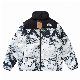 Utility Men′s Fashion Printed Splice Warm Puffer Winter Jacket