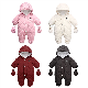  Kids Jumpsuits Baby Warm Duck Down Jacket Overall Parka Children in Ski Snow Ski Suits Fur Baby Girls Wear