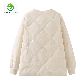  Women Stand Collar Lightweight Short Style Cotton-Padded Outerwea