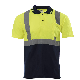  Hi Vis Safety Reflective Tape Button Down Short Sleeve Polo Workwear