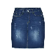  Ripped Stretch Skinny Women Denim Skirt Fashion Mini Skirt Denim for Women