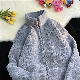  Lamb Women′s Plush Thickened Winter Sense Small Crowd Cotton Coat