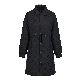 Women Winter Windbreake Quilting Cotton Long Coat for Lady