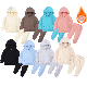  Children Warm Hoodie Set 2022 Autumn Winter Little Boys&Girls Unisex Solid Tracksuit Outfits Clothes 2PCS Kids Clothing