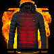 Winter Back and Abdomen Intelligent Heating Cotton Padded Jacket Hooded Heating Cotton Coat