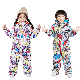 Custom One Pieces Ski Suit Jumpsuit Snow Wear Snow Suit for Kid Children Snowboarding