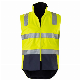  Winter Warm Zipper Closer Waistcoat Mens Work Safety Vest