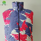  Women′s Double Wear Padding Jacket Thick Short Vest Print Vest