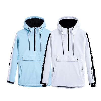 Thick Wear-Resistant 100% Polyester Custom Sportswear Snow Ski Hoodie