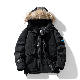  Winter Jacket for Men Thick Warm Parkas Fashion Casual Man Puffer Down Cotton Padded Coats Outwear Clothing