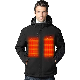 Wholesale Winter Warm Coat Waterproof Hunting Outdoor Rechargeable Battery Heated Jacket
