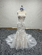  2354 Mermaid Dresses and Long Sleeves and Veil and Sweetheart Neckline