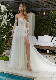  Custom Made Strapless Sweetheart Neckline Lace Tulle Detachable Long Sleeve Wedding Dress