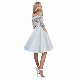  One Shoulder Mesh Princess Dress Wedding Dress