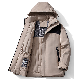  Men Women Hiking Jacket Waterproof Camping Trekking Climbing Windbreaker Outdoor Softshell Cotton Coat