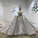 2023 Luxury Beading Wedding Dresses with Long Cocktail Length for Bridal