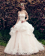  Lace Bridal Dresses Puffy Organza Wedding Ball Gowns Z2029