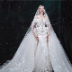 Yc499 Mermaid Princess Skirt Fluffy Skirt Big Tail Bridal Wedding Dress